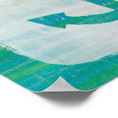 Küstenkunst | Wasseranker Poster (Ecke)