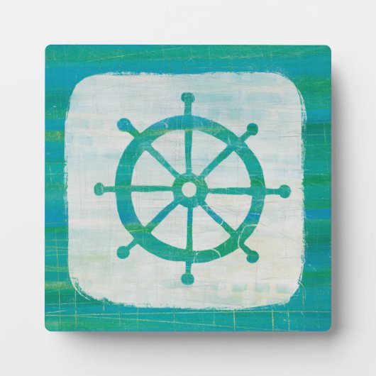 Küstenkunst | Wasserlenkrad Fotoplatte (Vorderseite)