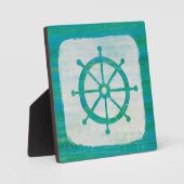 Küstenkunst | Wasserlenkrad Fotoplatte (Vorderseite)