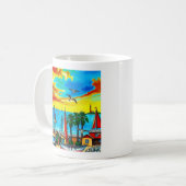 Küstenlandschaft der Träume Kaffeetasse (Vorderseite Links)