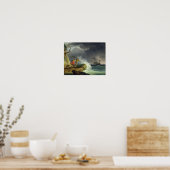 Küstenlandschaft im Sturm, 1782 Poster (Küche)