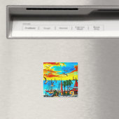 Küstenlandschaft im Traum Magnet (In Situ (Geschirrspüler))