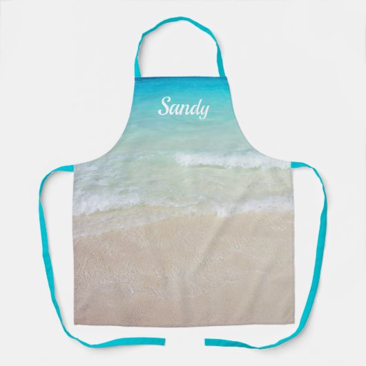 Küstenlandschaft Name Big Design Schürze (Vorderseite)