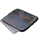 Küstenlandschaft (Öl auf Leinwand) Laptopschutzhülle (Vorne Knopf)