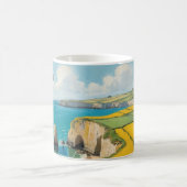 Küstenlandschaft Ozeanstrand Personalisiert Kaffeetasse (Mittel)