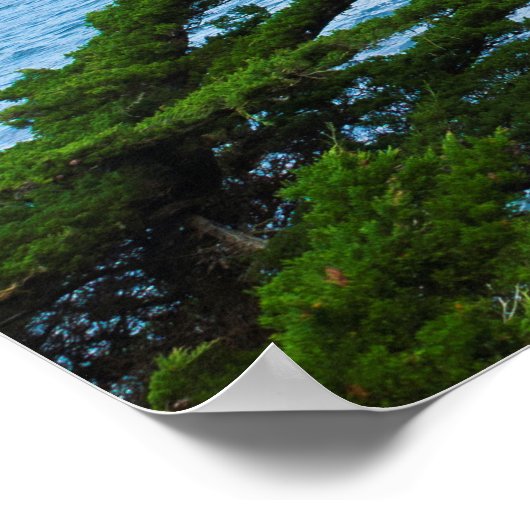 Küstenlandschaft Poster (Ecke)