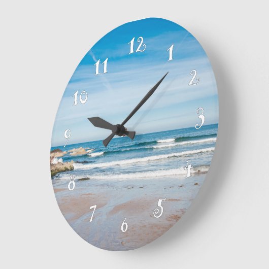 Küstenlandschaft, schöne Wanduhr (Winkel)