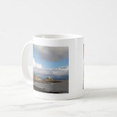 Küstenlandschaft und Leuchtturm Kaffeetasse (Vorderseite Links)