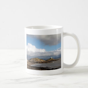 Küstenlandschaft und Leuchtturm Kaffeetasse