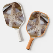 Küstenlandschaft von Starfish und Sand Dollars Pickleball Schläger