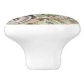 Küstenleben Korbkrebs Muschel Unterwasser Keramikknauf (Seitenansicht)