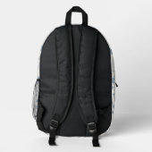 Küstenleben Ozeane Blau Bedruckter Rucksack (Rückseite)