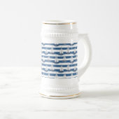 Küstenleben Ozeane Blau Bierglas (VorderseiteRechts)
