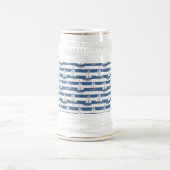 Küstenleben Ozeane Blau Bierglas (Mittel)