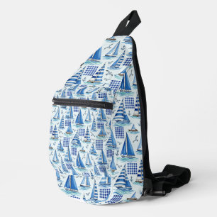 Küstenleben Ozeane Blau Crossbody Bag