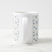 Küstenleben Ozeane Blau Jumbo-Tasse (Rückseite)