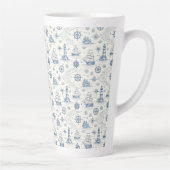 Küstenleben Ozeane Blau Milchtasse (Rechts)