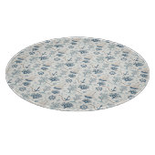 Küstenleben Ozeane Blau Schneidebrett (Ecke)