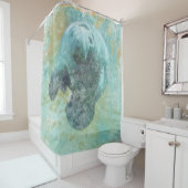 Küstenleben Schönes Herrenhaus Duschvorhang (Beispiel)