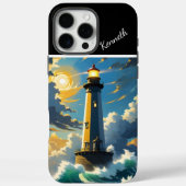 KüstenLeuchtturm bei Sonnenuntergang Case-Mate iPhone Hülle (Rückseite)