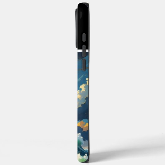 KüstenLeuchtturm bei Sonnenuntergang Case-Mate iPhone Hülle (Rückseite / Links)