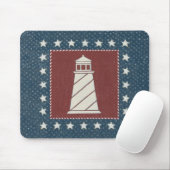 Küstenleuchtturm der kunst-| auf Rot Mousepad (Mit Mouse)