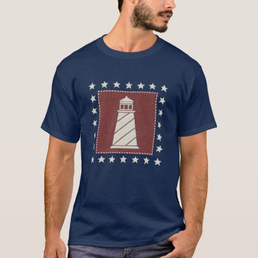 Küstenleuchtturm der kunst-| auf Rot T-Shirt (Vorderseite)