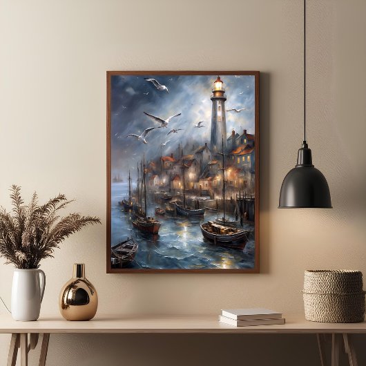 KüstenLeuchtturm in Twilight Schöne Kunst Poster