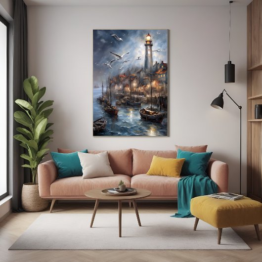 KüstenLeuchtturm in Twilight Schöne Kunst Poster