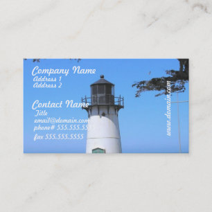Küstenleuchtturm-Visitenkarten Visitenkarte