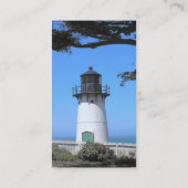 Küstenleuchtturm-Visitenkarten Visitenkarte (Rückseite)