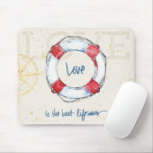 KüstenLiebe des zitat-| ist der beste Lebensretter Mousepad (Mit Mouse)