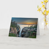 Küstenlinie | Acadia National Park, Maine Karte (Gelbe Blume)