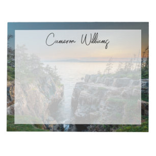 Küstenlinie   Acadia National Park, Maine Notizblock