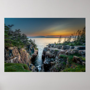Küstenlinie   Acadia National Park, Maine Poster