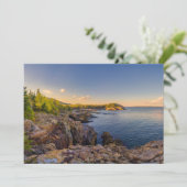 Küstenlinie | Acadia National Park, Schooner Head Dankeskarte (Stehend Vorderseite)
