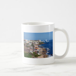 Küstenlinie alten San Juan, Puerto Rico Kaffeetasse