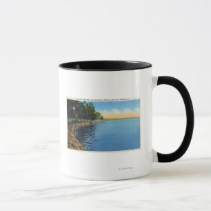 Küstenlinie-Ansicht des Seneca See-Park-Pavillons Tasse