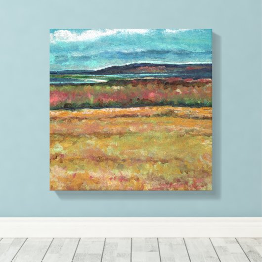 Küstenlinie Art Leinwanddruck (Insitu (Holzboden))