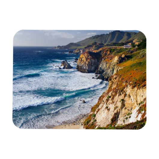 Küstenlinie | Big Sur, Kalifornien Magnet (Horizontal)
