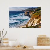 Küstenlinie | Big Sur, Kalifornien Poster (Küche)