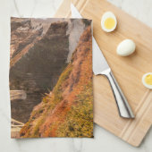 Küstenlinie | Bixby Bridge, Big Sur California Geschirrtuch (Viertel Falte)