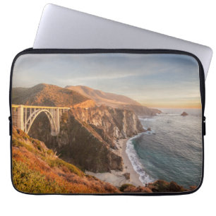 Küstenlinie Bixby Bridge, Big Sur California Laptopschutzhülle