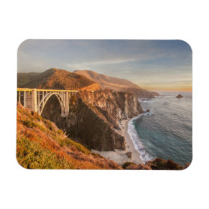 Küstenlinie   Bixby Bridge, Big Sur California Magnet
