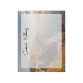 Küstenlinie | Bixby Bridge, Big Sur California Notizblock (Rotiert)