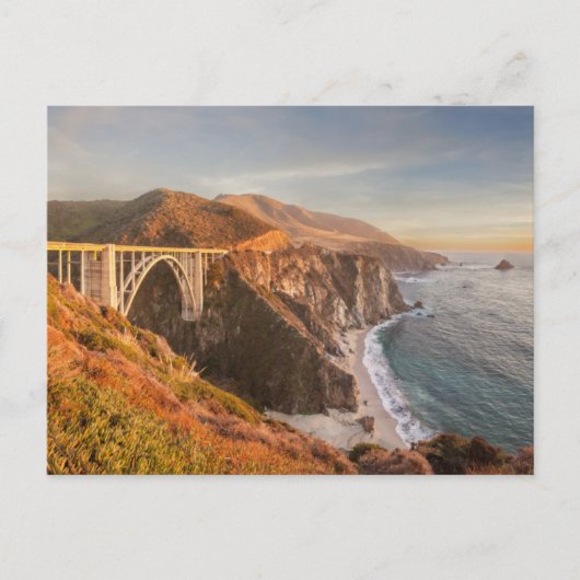 Küstenlinie | Bixby Bridge, Big Sur California Postkarte (Vorderseite)