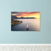 Küstenlinie | Bodrum, Türkei Leinwanddruck (Insitu (Holzboden))