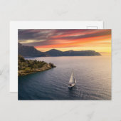 Küstenlinie | Bodrum, Türkei Postkarte (Vorne/Hinten)