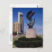 Küstenlinie-Boulevard, Corpus Christi, TX Postkarte (Vorne/Hinten)