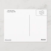 Küstenlinie-Boulevard, Corpus Christi, TX Postkarte (Rückseite)